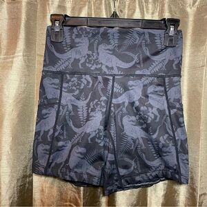 CVG Constantly Varied Gear X-Small Athletic Shorts T-FLEX Dinosaur Pattern